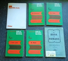 6 Vintage Bible Study Books 1945-75 g-VG Open Series Scripture Union CPAS