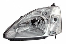 Scheinwerfer links für Honda Civic VII 7 EU / EP H4 LWR Streuscheibe Stellmotor