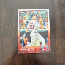 Topps 2015 Mookie Betts Future Stars #389 Boston Red Sox Baseball Card