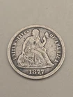 1877-CC Seated Liberty Dime 10c - Carson City Mint