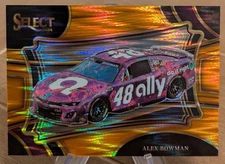 2024 Select Pit Road Orange Flash Prizm Alex Bowman