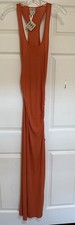 Haute Hippie Clementine Sz S Maxi Long Dress 100% Modal Buttery soft Made in USA
