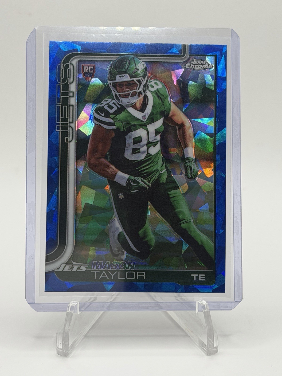 2025 Topps Chrome Sapphire Mason Taylor RC #400 Jets