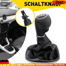2x Schaltmanschette Schaltknauf Rahmen für Opel Corsa D S07 Adam 5Gang 55496814