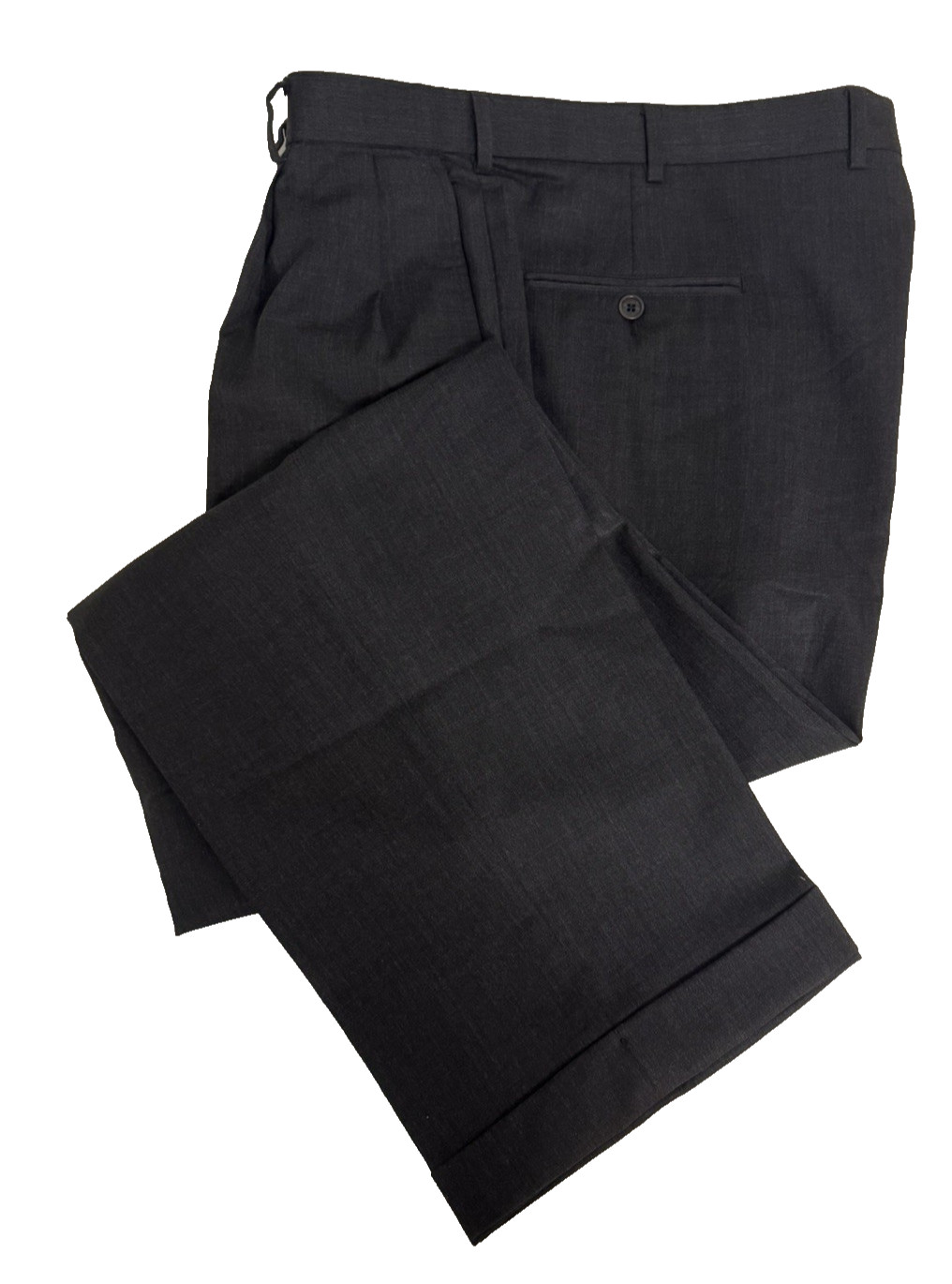 Brooks Brothers 1818 Madison Men’s Charcoal Suit Dress Pants 38W 100% Wool USA
