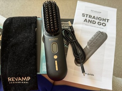 Revamp Professional Straight & Go kabellose Heißbürste ionischer Haarglätter