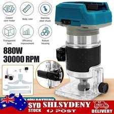 Cordless Brushless Trimmer Woodworking Compact Router For Makita 18V Battery