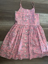 NWT Polo Ralph Lauren Floral Linen Cotton Dress Girls 7 Country Collection 125