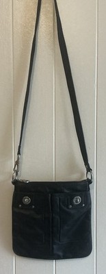 A Rare Marc by Marc Jacobs Totally Turnlock Crossbody Leather Handbag Bag