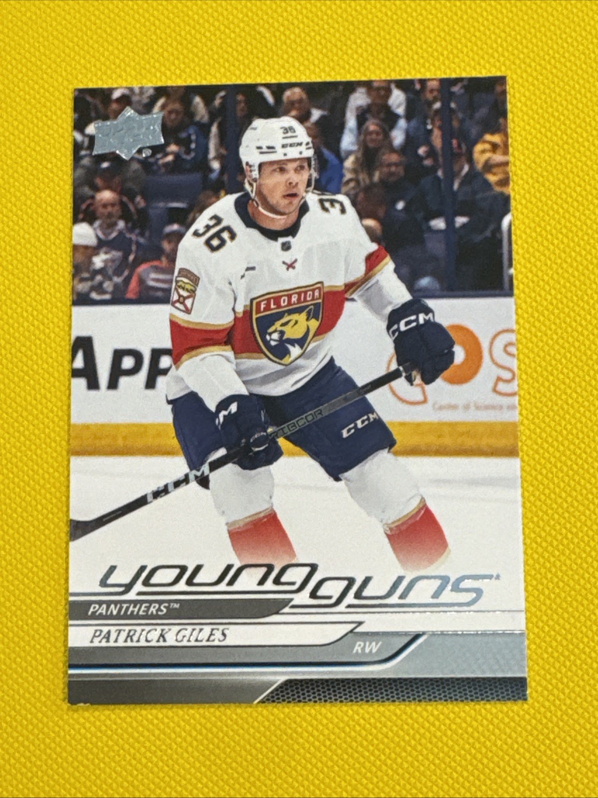 2024 Upper Deck Patrick Giles Rookie Young Guns #476 Florida Panthers