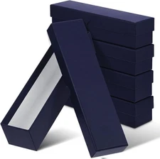 Teling 4 Pcs Coin Storage Box 2x2inch Flip Holders Collectors Blue 