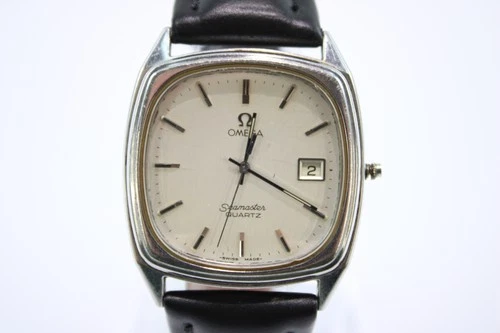 Omega Seamaster Vintage Steel Dress Watch Ref 196.0127 Quartz SPARES/REPAIRS