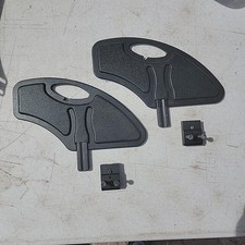 Quickie Wheelchair side guards with mounting brackets. Pair.