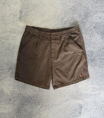 Vintage Nike Challenge Court Tennis Shorts Andre Agassi Seersucker 90s Brown