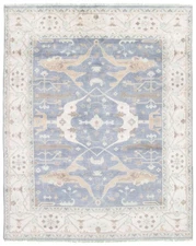 Traditional  7'10" x 9'10" Hand-knotted Oriental Carpet Wool Area Rug