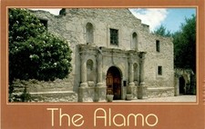 Alamo, Texas, Mission San Antonio de Valero, Santa Anna, Texas Postcard