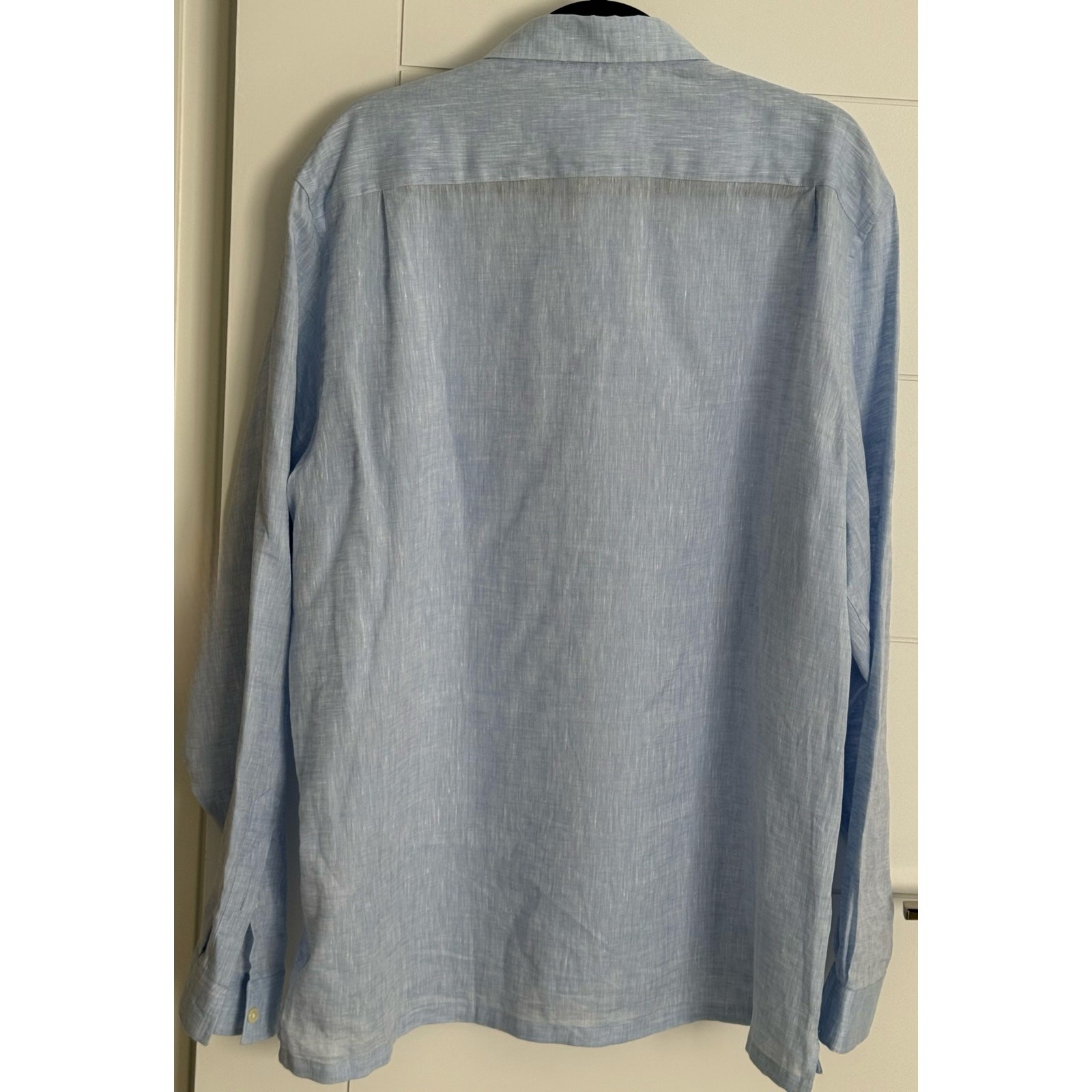 Lacoste Men's Regular Fit Linen Shirt Size XL thumbnail 2