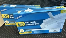 2 Boxes Self-Seal White Security Envelopes Letter Shipping Postal Mailing #6