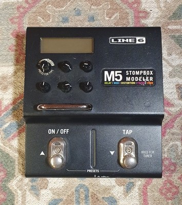 Line 6 M5 Stompbox Modeller Multi-Effekt Prozessor Pedal für E-Gitarre