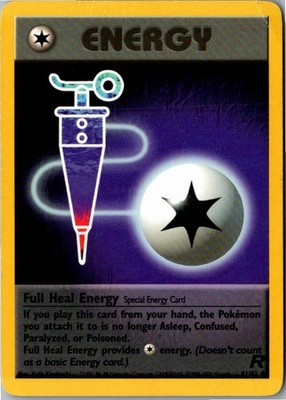 Pokemon Full Heal Energy 81/82 Team Rocket Englisch