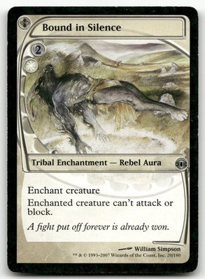 Bound in Silence #20 (MP) Future Sight FUT Magic MTG