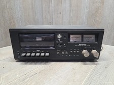 Vintage Sharp RT-1125 Stereo Tape Cassette Deck only Rewid ffwd Work For Parts 