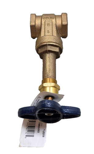 Nibco T-111 NL0500A 1" FNPT Brass Gate Valve, New!