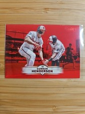 2025 Topps Stadium Club #96 Gunnar Henderson Red Foil Orioles 