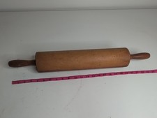 Antique Wooden Very Large Bakery Rolling Pin 23  X 15  11" Around