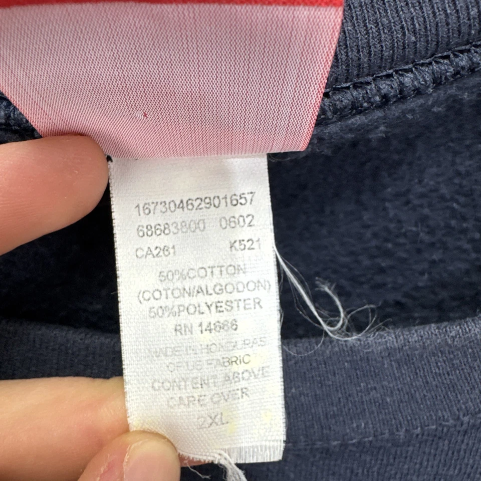 Vintage Chicago Bears Crewneck Sweatshirt Blue NFL Size 2XL XXL North division - Image 3 of 4