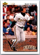 ⚾ 1992 Upper Deck #217 Gary Varsho Pittsburgh Pirates
