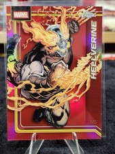 2026 Topps Chrome Marvel Hellverine #125 True Red Refractor 2/5