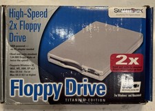 External USB Powered 2x Floppy Drive SmartDisk FDUSB-TM2 Mitsumi D353FUE  NOB