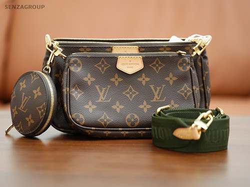 Louis Vuitton Multi Pochette Accessoires M44813 Canvas Shoulder Bag Excellent