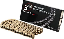 EK 520 L3D Gold Drive Chain 120 Links (520L3D-120G)