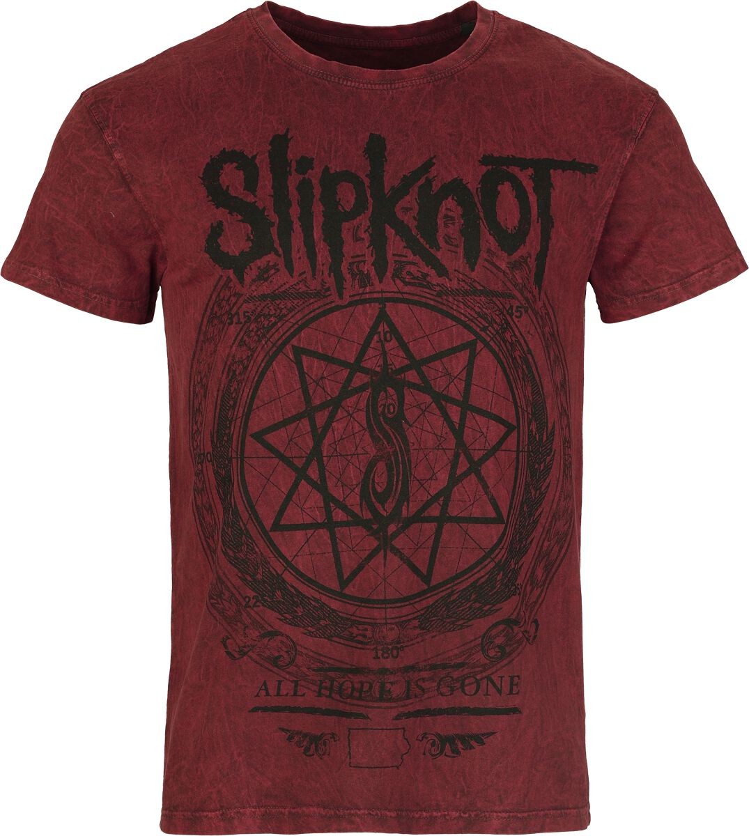 Футболка Slipknot Herren Blurry rot Band-Товар группы 6890₽
