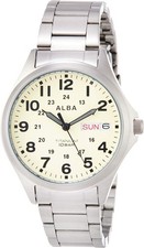 Seiko Watch ALBA Titanium AQPJ401 Men's Analog Watch Quartz Waterproof 10 ATM