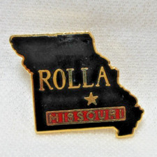 ROLLA MISSOURI TRAVEL LAPEL HAT PIN  #45