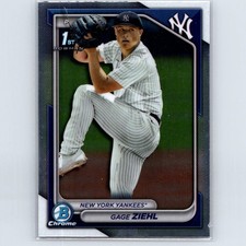 2024 Topps Bowman - Gage Ziehl BDC-10 - New York Yankees