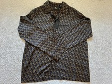 OVO -- black silk pajama top