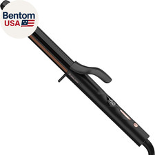 1 Inch Curling Iron, Long Barrel Titanium Ceramic Hair Curler, Fast Heating Curl
