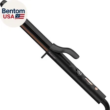 1 Inch Curling Iron, Long Barrel Titanium Ceramic Hair Curler, Fast Heating Curl