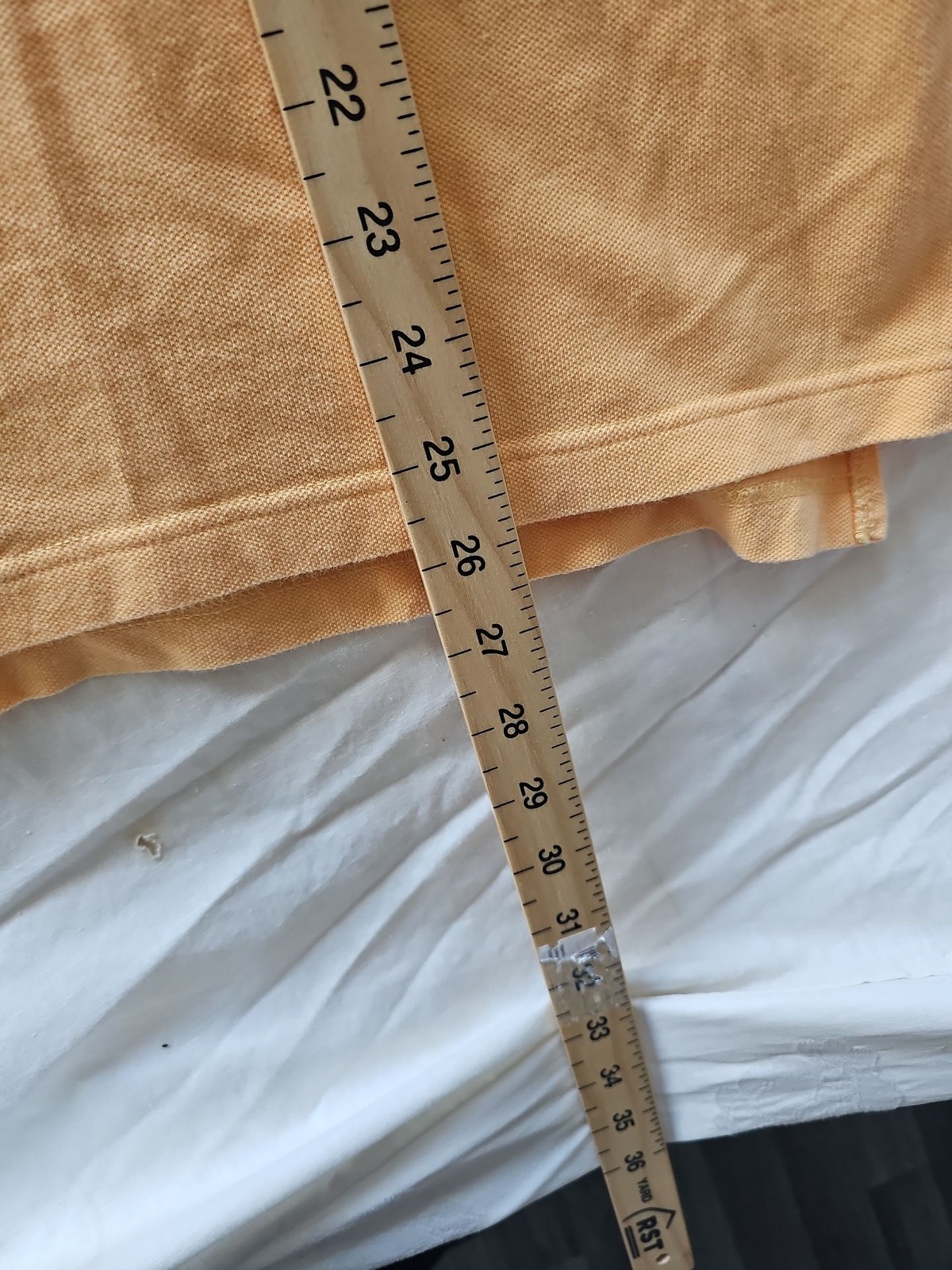 Vintage Polo Ralph Lauren Peach Pique Polo Shirt - Size L  A436 image 8