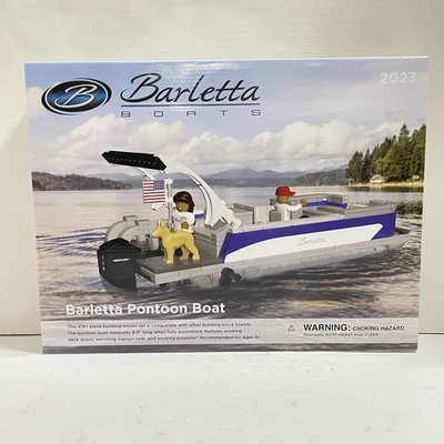 Barreletta Pontoon Boat Building Block Set 2023 First Gear Rare Cabrio Toy Promo