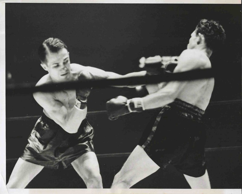 Fritzie Zivic-Lew Jenkins Draw 1940 Vintage original Boxing photo with tag