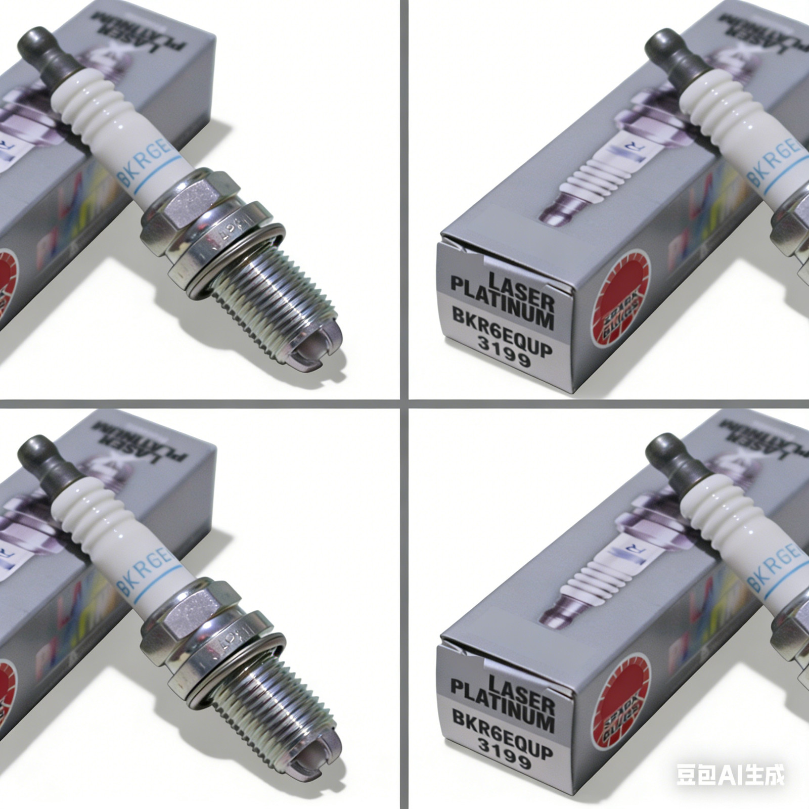 4 pc NGK 3199 BKR6EQUP Laser Platinum Spark Plugs for PK20TT IK20TT FR7DQP