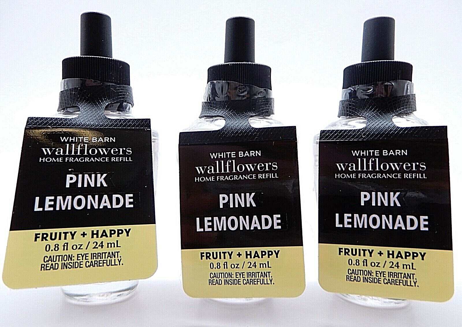 3 BATH & BODY WORKS WALLFLOWERS PINK LEMONADE PLUGIN HOME FRAGRANCE