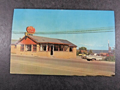 Vintage Postcard Vitek's Restaurant St. Ignace MI B2505