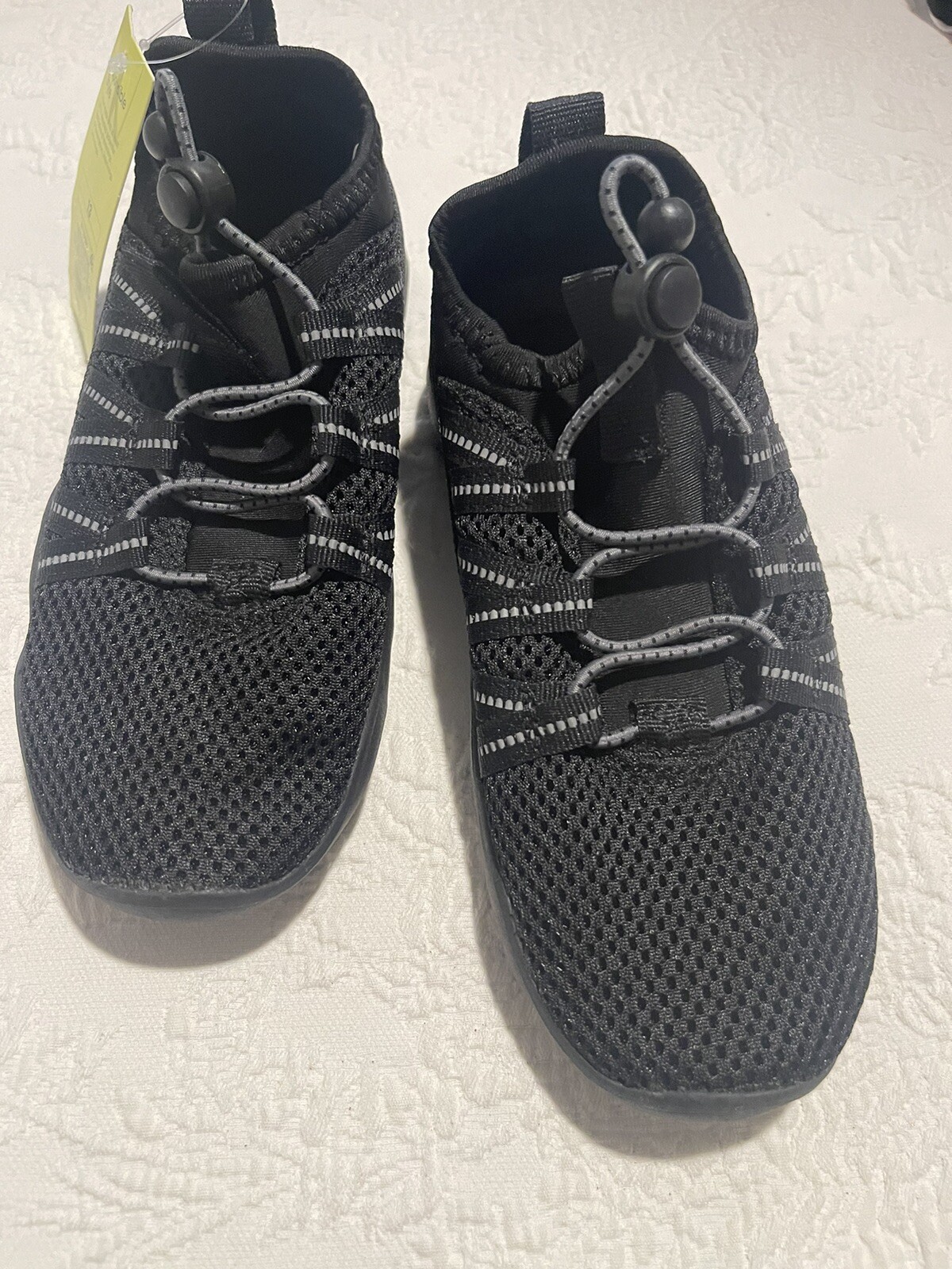 NWT All In Motion Kids Size 13 Black Slip On Sneakers