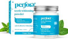 Perfora Triple Mint Teeth Whitening Powder with Baking Soda, 1.76 Oz
